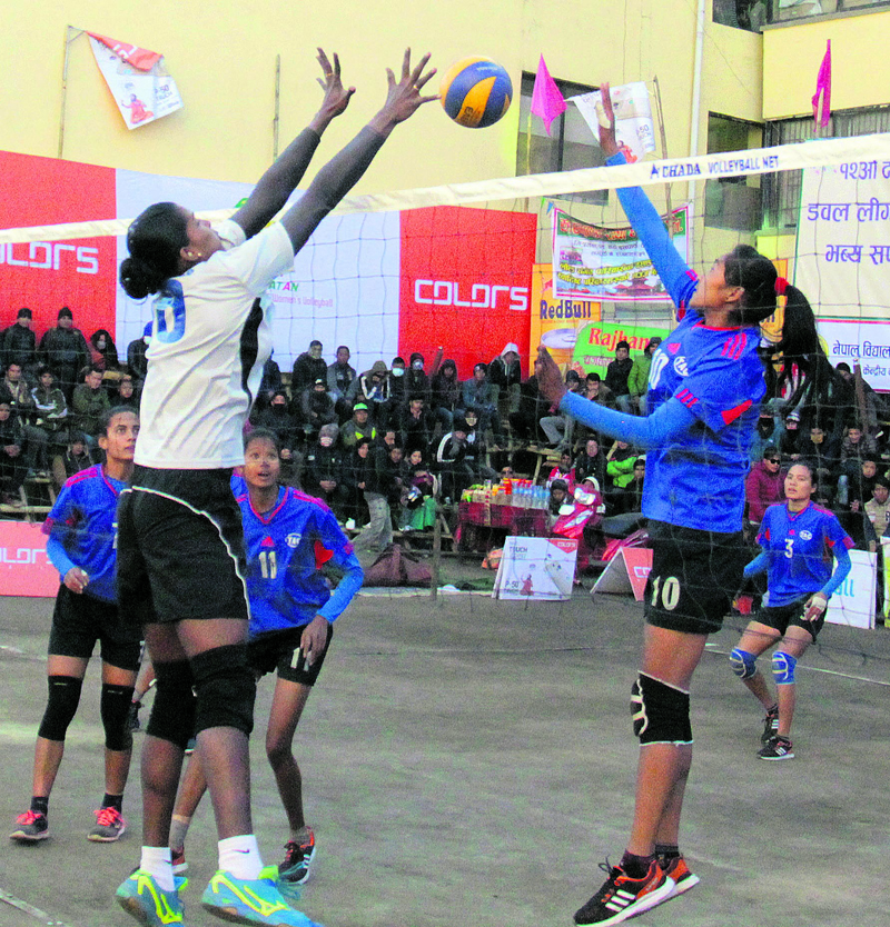 Twin wins for APF in volleyball